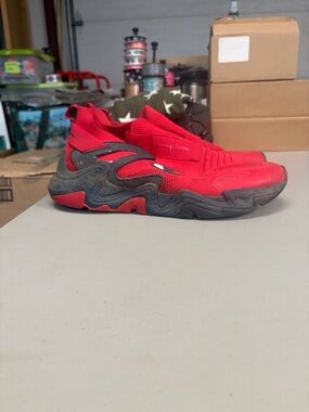 Champion Red and Gray Slip-On Athletic Sneakers